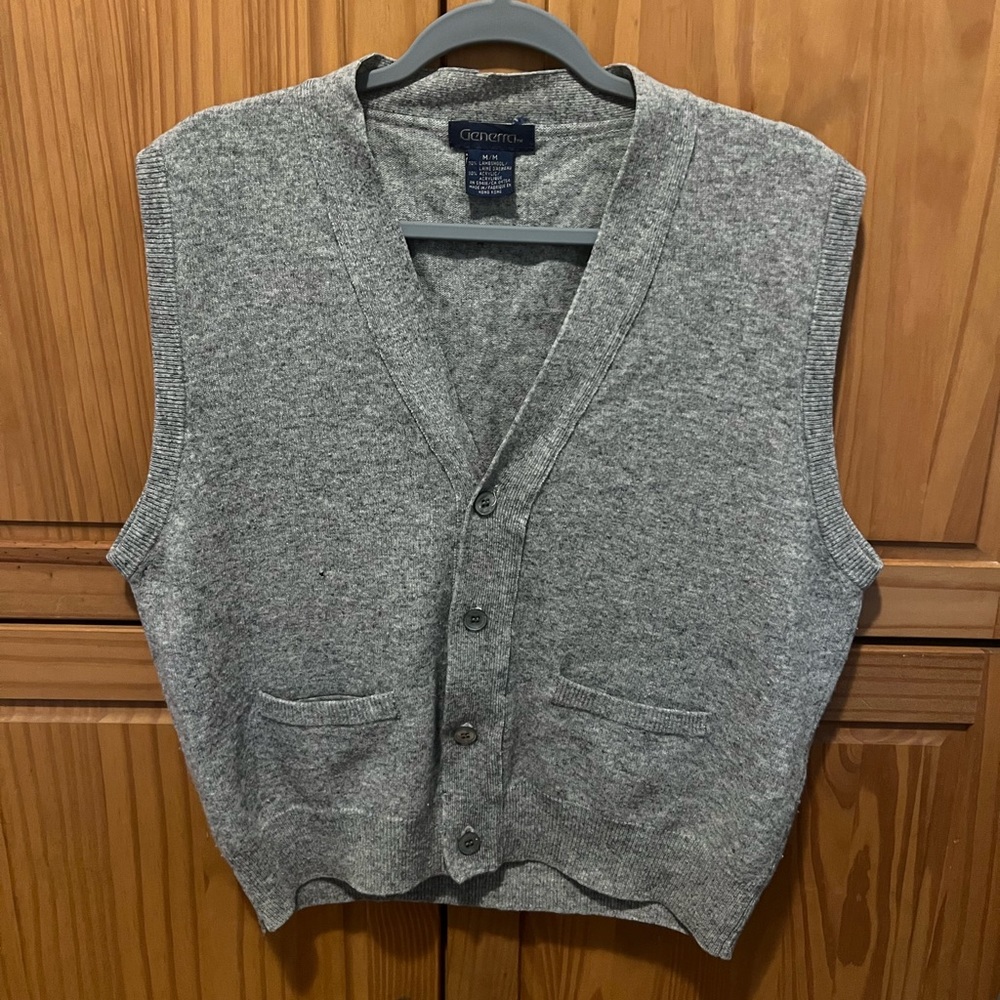 Vintage wool vest